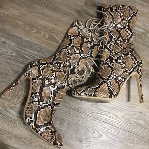 Snakeskin Boots